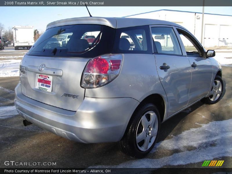 Silver Streak Mica / Dark Charcoal 2008 Toyota Matrix XR