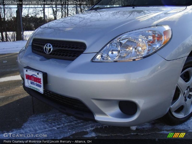 Silver Streak Mica / Dark Charcoal 2008 Toyota Matrix XR