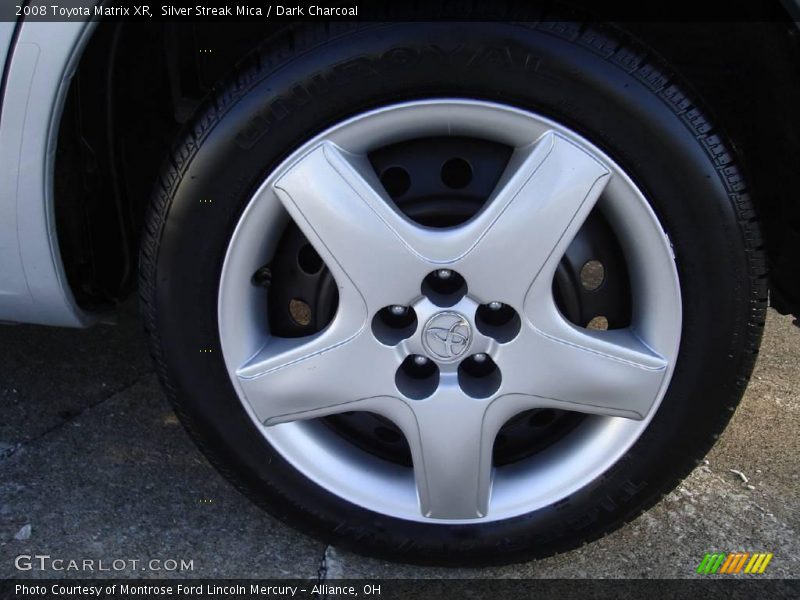 Silver Streak Mica / Dark Charcoal 2008 Toyota Matrix XR