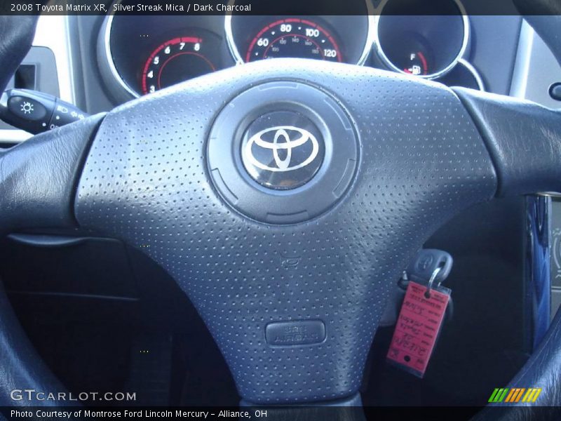 Silver Streak Mica / Dark Charcoal 2008 Toyota Matrix XR