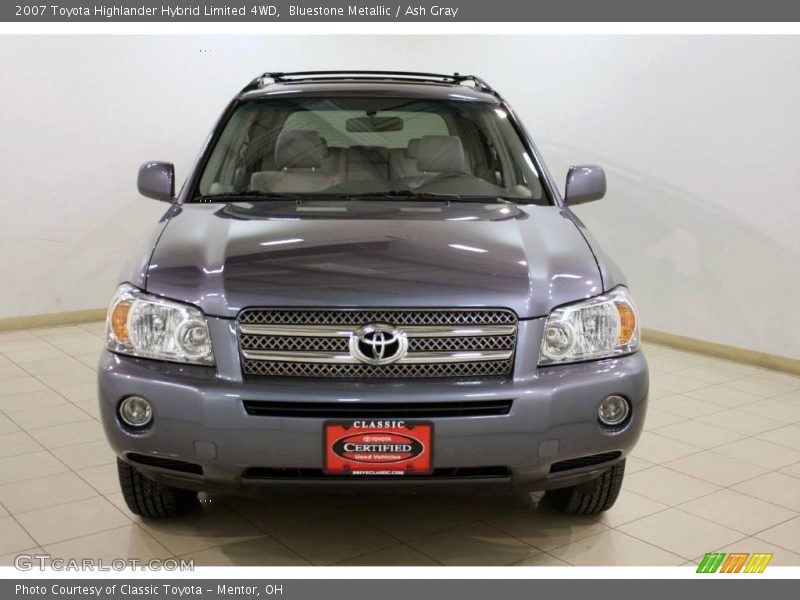 Bluestone Metallic / Ash Gray 2007 Toyota Highlander Hybrid Limited 4WD
