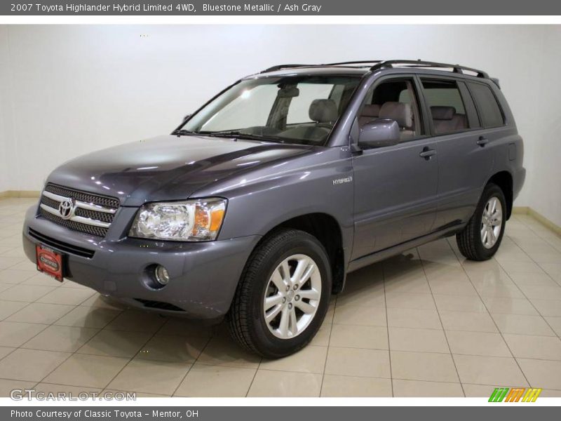 Bluestone Metallic / Ash Gray 2007 Toyota Highlander Hybrid Limited 4WD