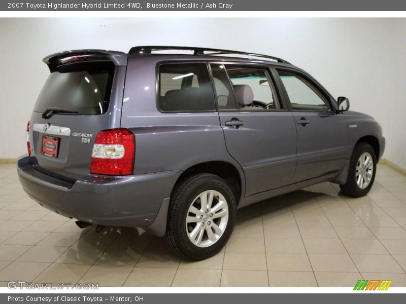 Bluestone Metallic / Ash Gray 2007 Toyota Highlander Hybrid Limited 4WD