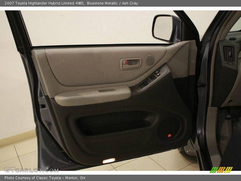 Bluestone Metallic / Ash Gray 2007 Toyota Highlander Hybrid Limited 4WD