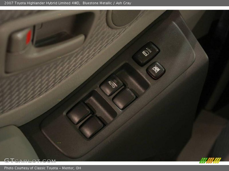 Bluestone Metallic / Ash Gray 2007 Toyota Highlander Hybrid Limited 4WD