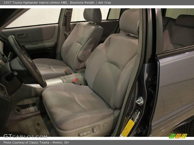 Bluestone Metallic / Ash Gray 2007 Toyota Highlander Hybrid Limited 4WD