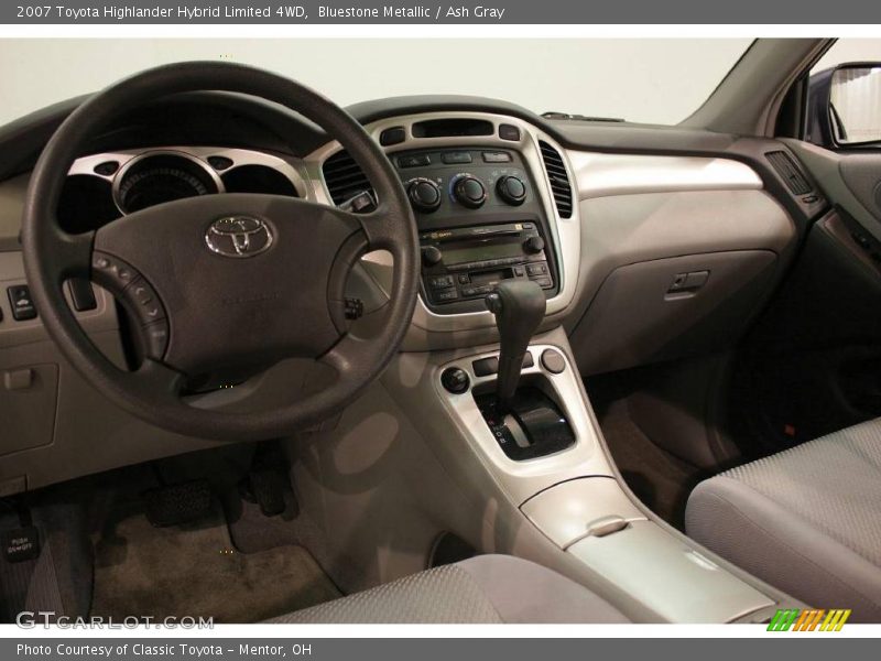 Bluestone Metallic / Ash Gray 2007 Toyota Highlander Hybrid Limited 4WD