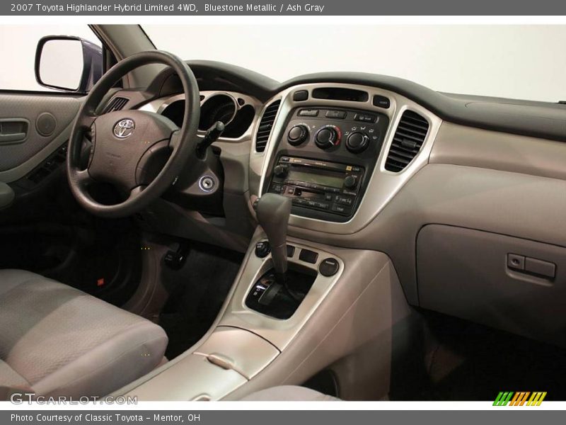 Bluestone Metallic / Ash Gray 2007 Toyota Highlander Hybrid Limited 4WD