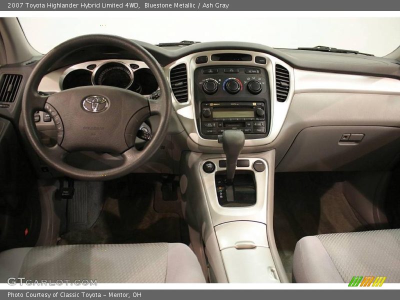 Bluestone Metallic / Ash Gray 2007 Toyota Highlander Hybrid Limited 4WD
