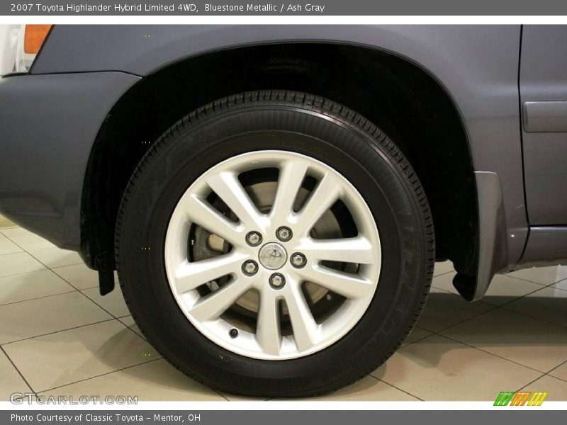 Bluestone Metallic / Ash Gray 2007 Toyota Highlander Hybrid Limited 4WD