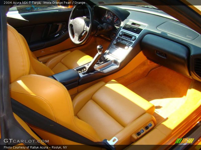  2004 NSX T Targa Orange Interior