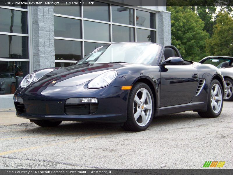 Midnight Blue Metallic / Black 2007 Porsche Boxster