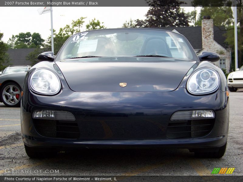 Midnight Blue Metallic / Black 2007 Porsche Boxster