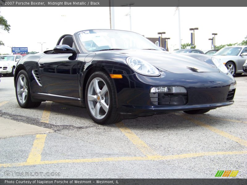 Midnight Blue Metallic / Black 2007 Porsche Boxster