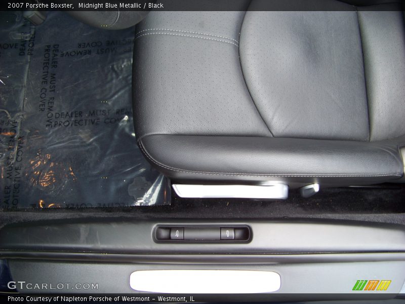 Midnight Blue Metallic / Black 2007 Porsche Boxster