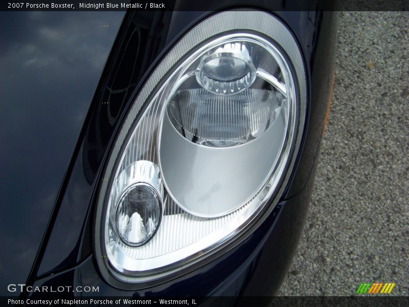 Midnight Blue Metallic / Black 2007 Porsche Boxster