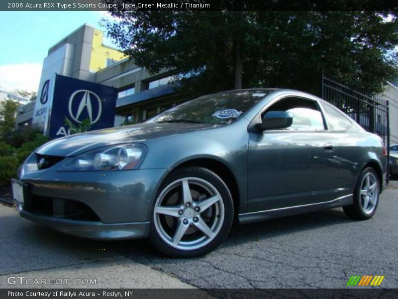 Jade Green Metallic / Titanium 2006 Acura RSX Type S Sports Coupe