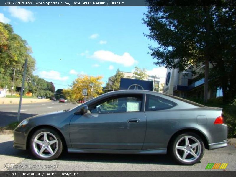 Jade Green Metallic / Titanium 2006 Acura RSX Type S Sports Coupe