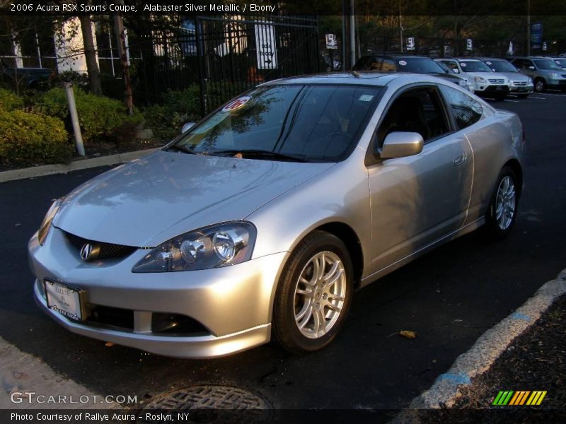 Alabaster Silver Metallic / Ebony 2006 Acura RSX Sports Coupe