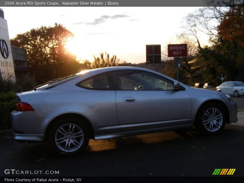 Alabaster Silver Metallic / Ebony 2006 Acura RSX Sports Coupe