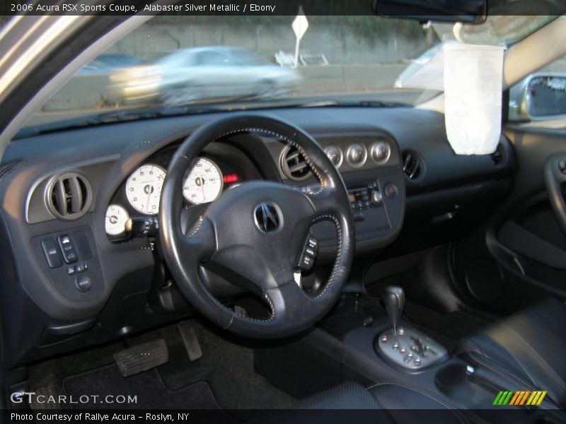 Alabaster Silver Metallic / Ebony 2006 Acura RSX Sports Coupe