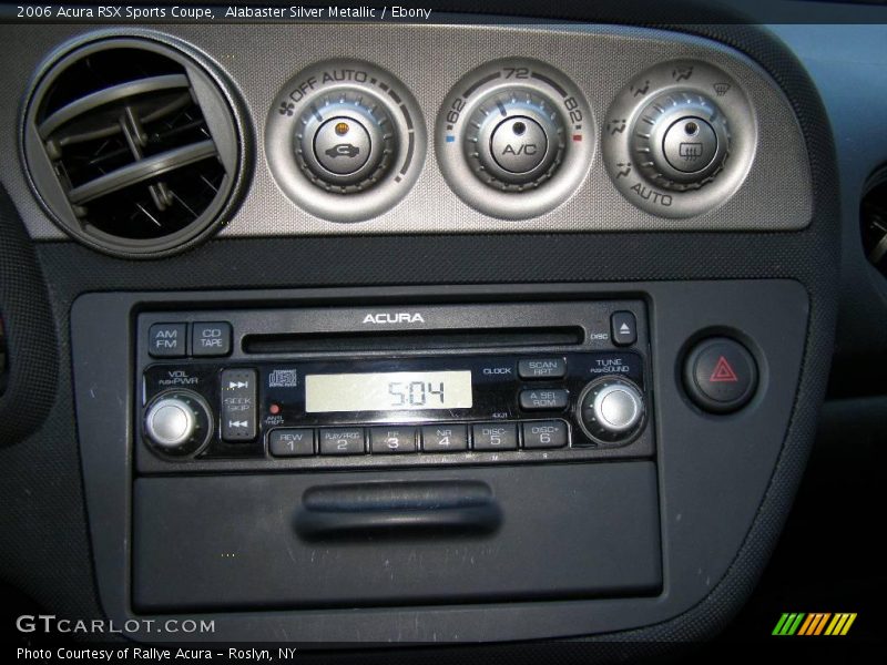 Alabaster Silver Metallic / Ebony 2006 Acura RSX Sports Coupe