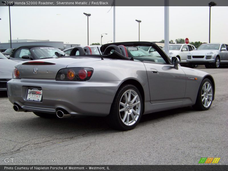 Silverstone Metallic / Red/Black 2005 Honda S2000 Roadster
