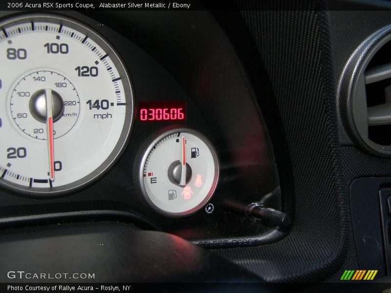 Alabaster Silver Metallic / Ebony 2006 Acura RSX Sports Coupe