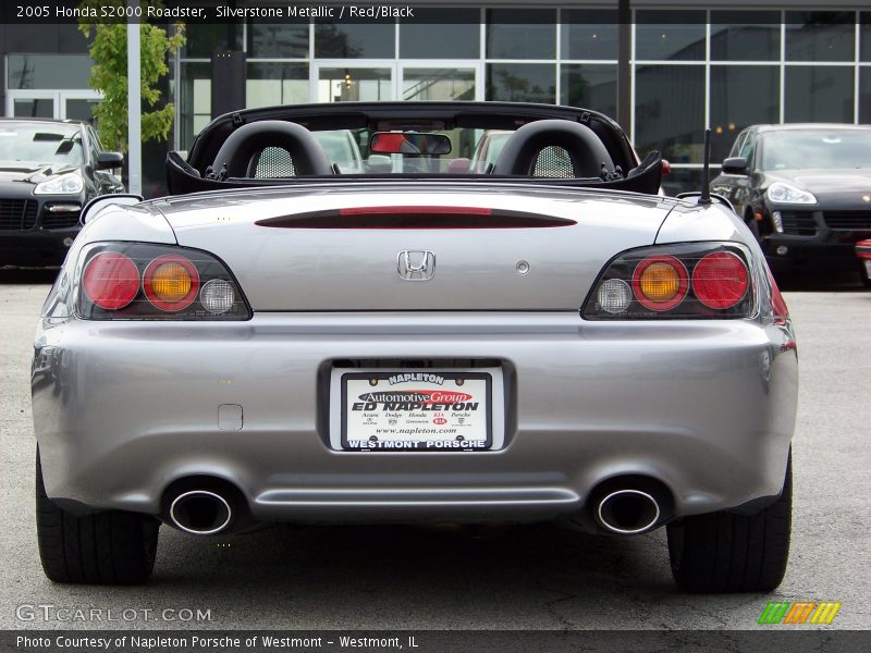 Silverstone Metallic / Red/Black 2005 Honda S2000 Roadster