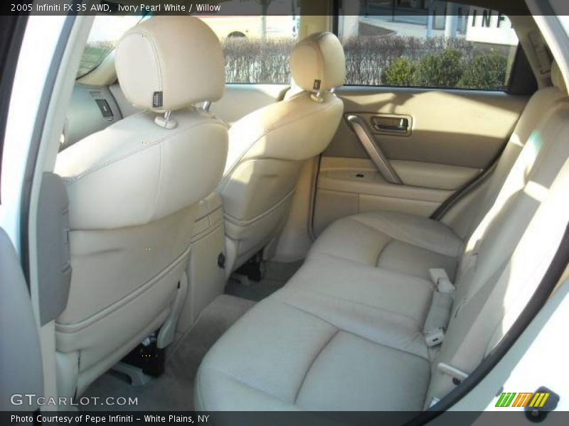 Ivory Pearl White / Willow 2005 Infiniti FX 35 AWD