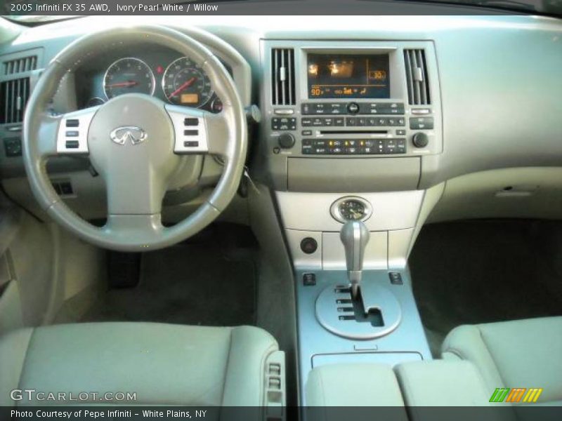 Ivory Pearl White / Willow 2005 Infiniti FX 35 AWD