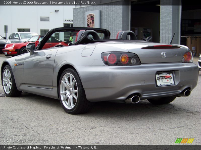 Silverstone Metallic / Red/Black 2005 Honda S2000 Roadster