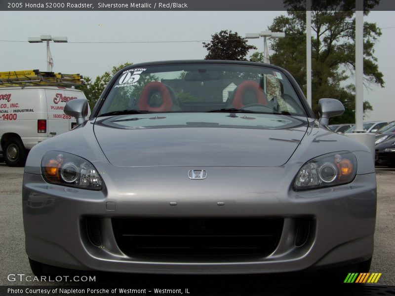 Silverstone Metallic / Red/Black 2005 Honda S2000 Roadster