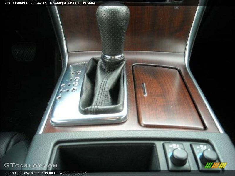 Moonlight White / Graphite 2008 Infiniti M 35 Sedan