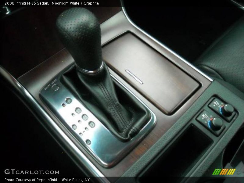 Moonlight White / Graphite 2008 Infiniti M 35 Sedan