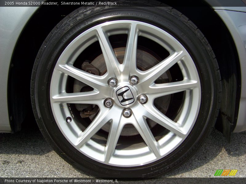 Silverstone Metallic / Red/Black 2005 Honda S2000 Roadster