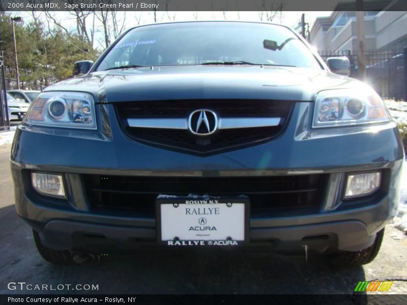 Sage Brush Green Pearl / Ebony 2006 Acura MDX