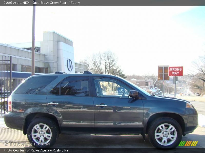Sage Brush Green Pearl / Ebony 2006 Acura MDX