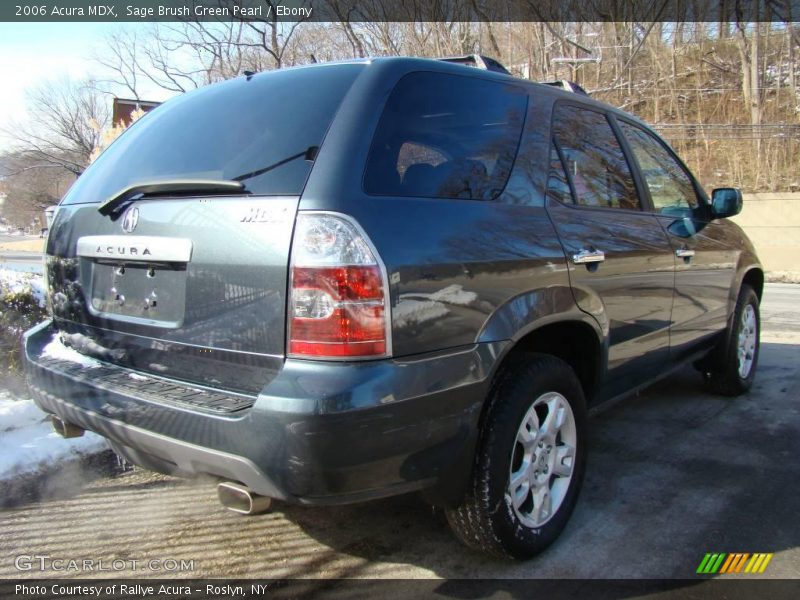 Sage Brush Green Pearl / Ebony 2006 Acura MDX