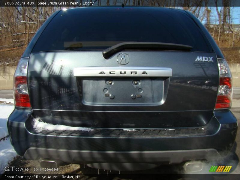 Sage Brush Green Pearl / Ebony 2006 Acura MDX