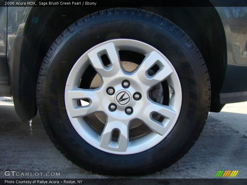 Sage Brush Green Pearl / Ebony 2006 Acura MDX