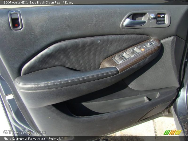 Sage Brush Green Pearl / Ebony 2006 Acura MDX