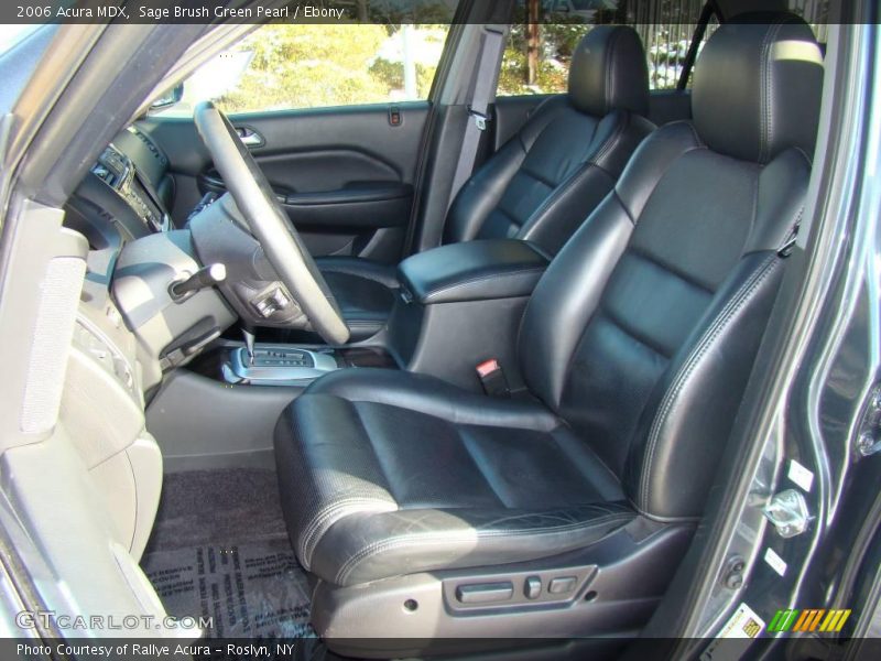 Sage Brush Green Pearl / Ebony 2006 Acura MDX
