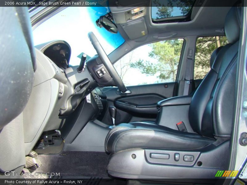 Sage Brush Green Pearl / Ebony 2006 Acura MDX