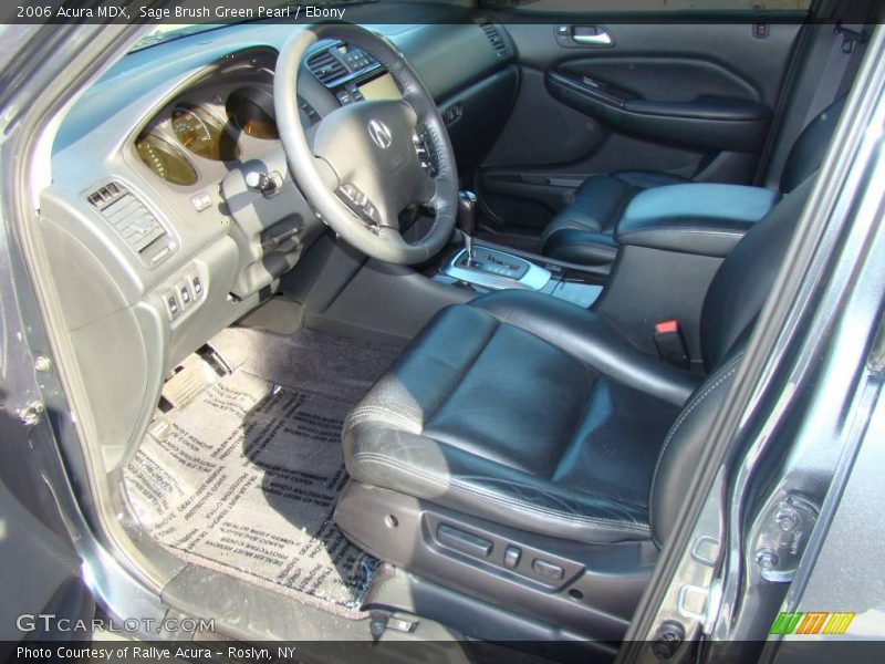 Sage Brush Green Pearl / Ebony 2006 Acura MDX