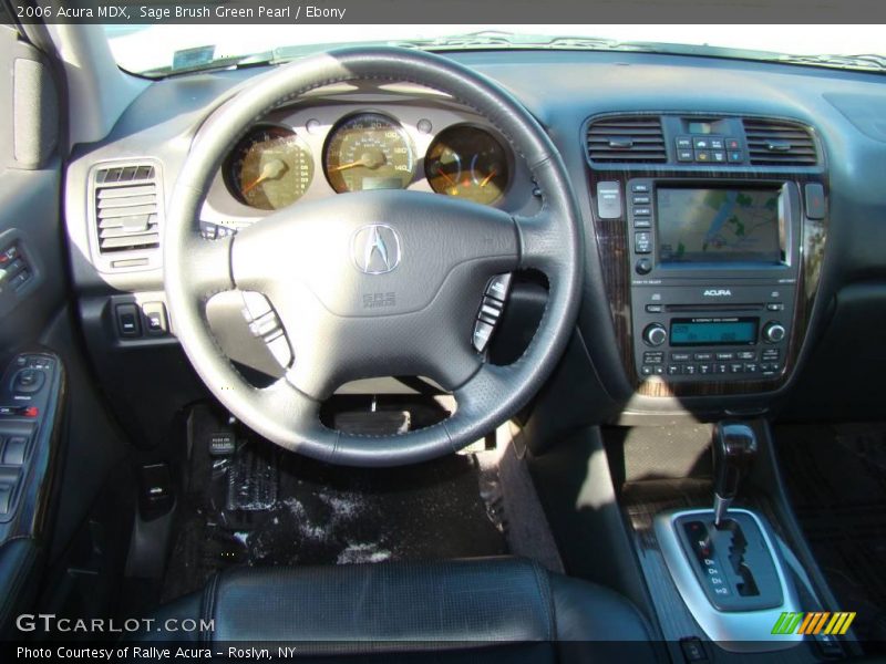 Sage Brush Green Pearl / Ebony 2006 Acura MDX