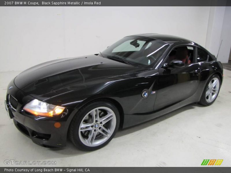 Black Sapphire Metallic / Imola Red 2007 BMW M Coupe