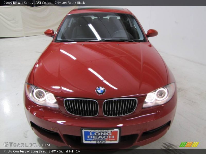 Crimson Red / Black 2009 BMW 1 Series 135i Coupe