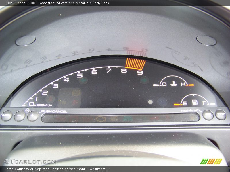 Silverstone Metallic / Red/Black 2005 Honda S2000 Roadster