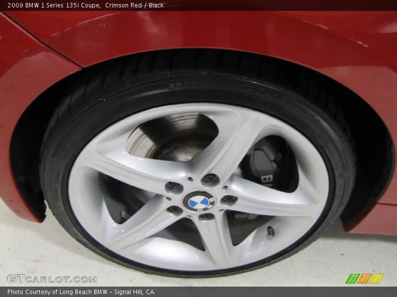 Crimson Red / Black 2009 BMW 1 Series 135i Coupe